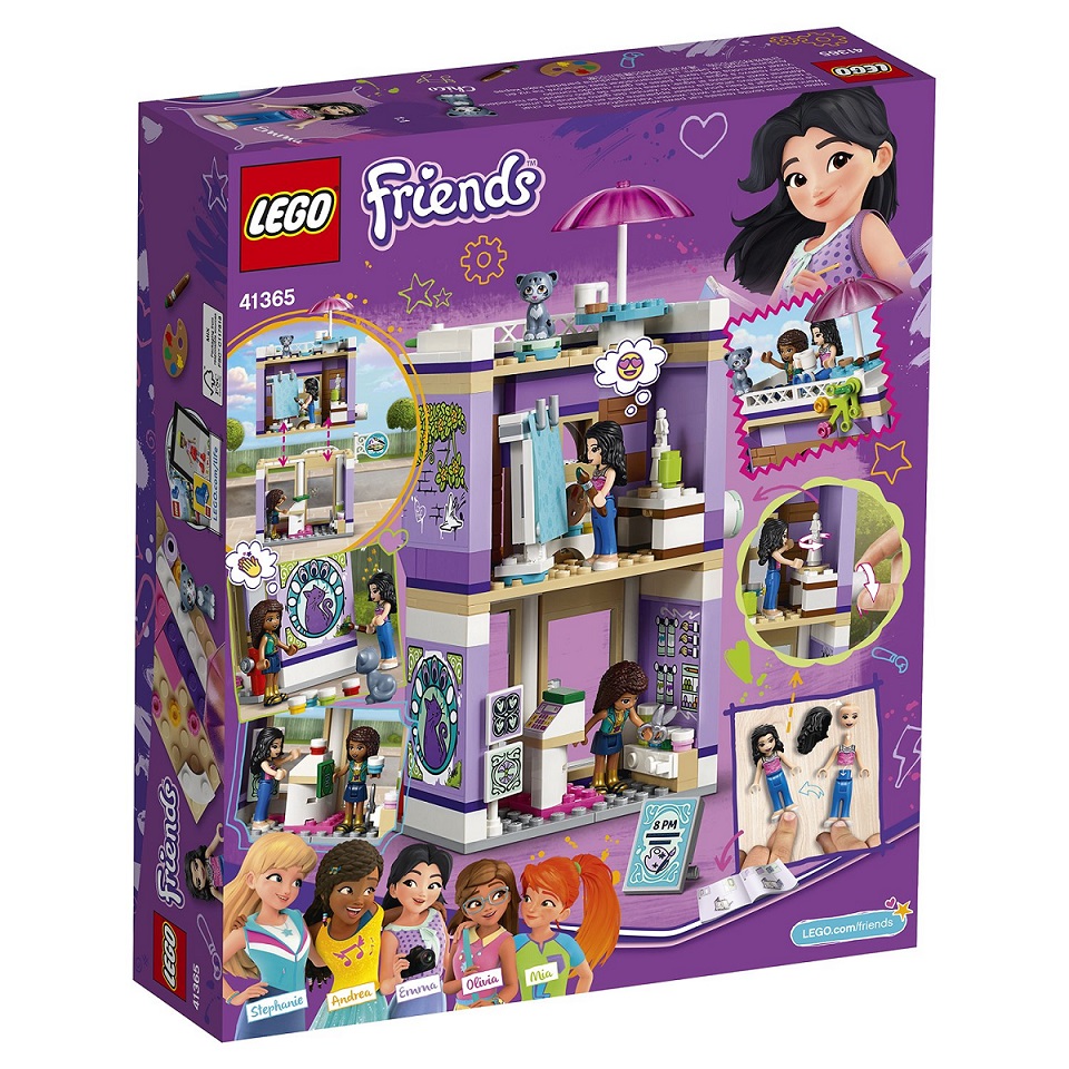 Конструктор из серии Lego Friends - Художественная студия Эммы  